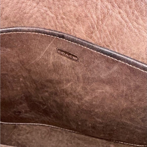 Authentic Vintage Coach Double Flap Briefcase bag, turn lock closure - Picture 5 of 5